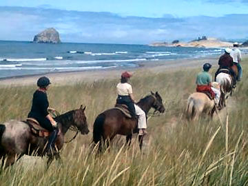 horseback riding nehalem manzanita oregon coast